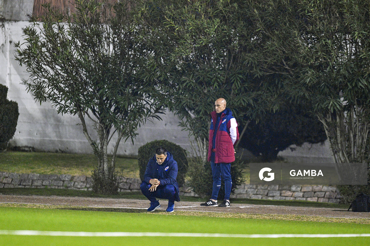 Pablo Peirano, director técnico de Nacional. Copa AUF Uruguay. Estadio Juan Antonio Lavalleja.
