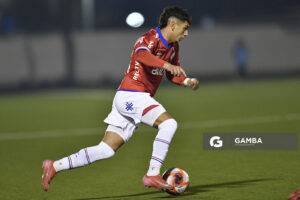 Ezequiel Mereles, de Nacional. Copa AUF Uruguay. Estadio Juan Antonio Lavalleja.