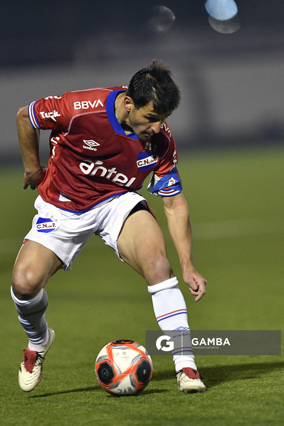 Nicolás Lodeiro, de Nacional. Copa AUF Uruguay. Estadio Juan Antonio Lavalleja.
