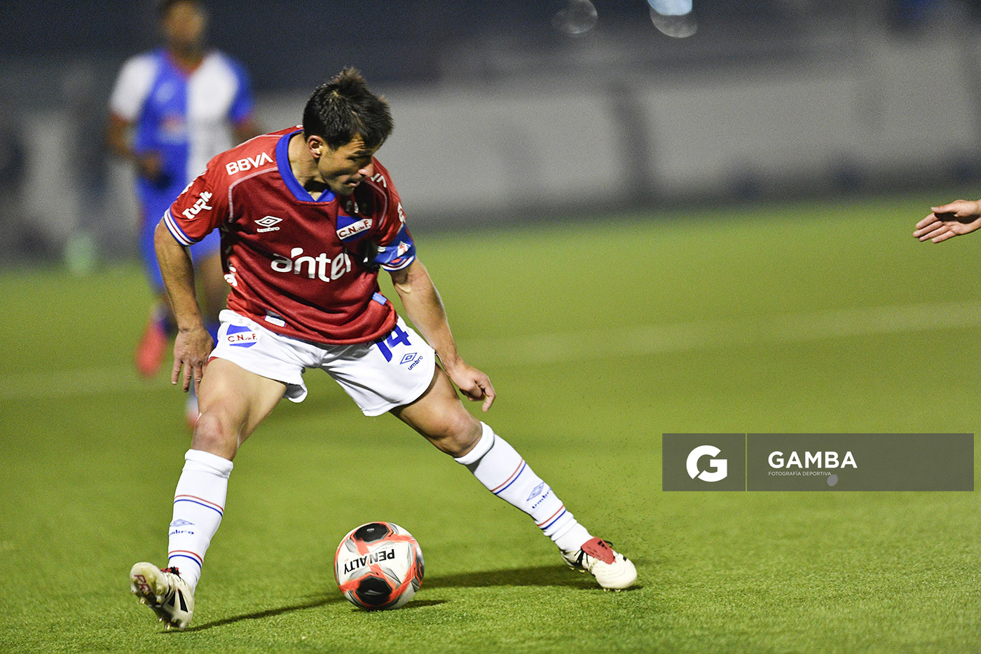 Nicolás Lodeiro, de Nacional. Copa AUF Uruguay. Estadio Juan Antonio Lavalleja.