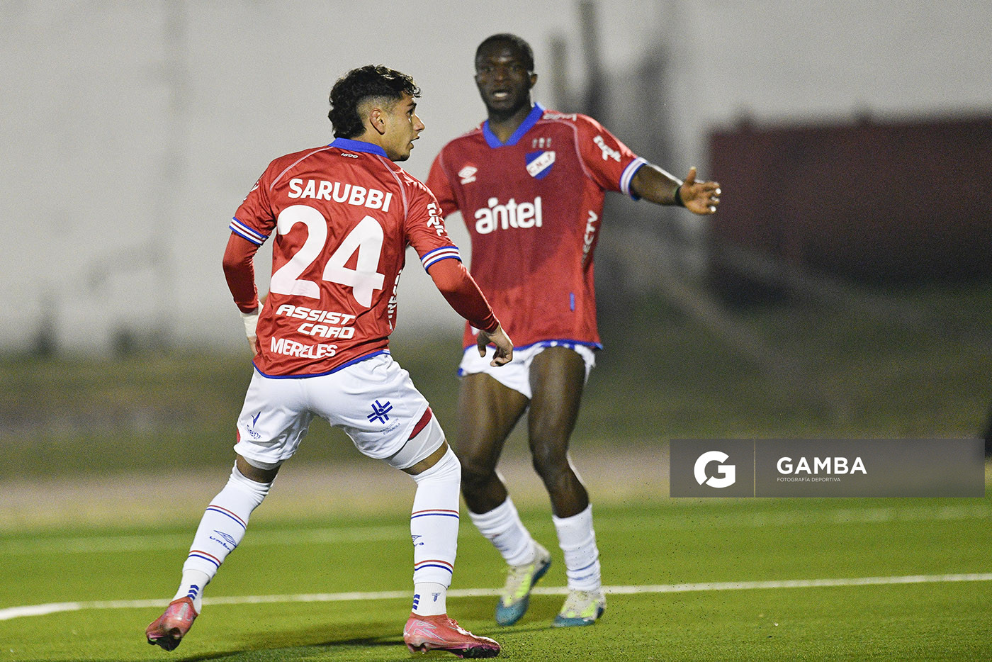 Ezequiel Mereles, de Nacional. Copa AUF Uruguay. Estadio Juan Antonio Lavalleja.