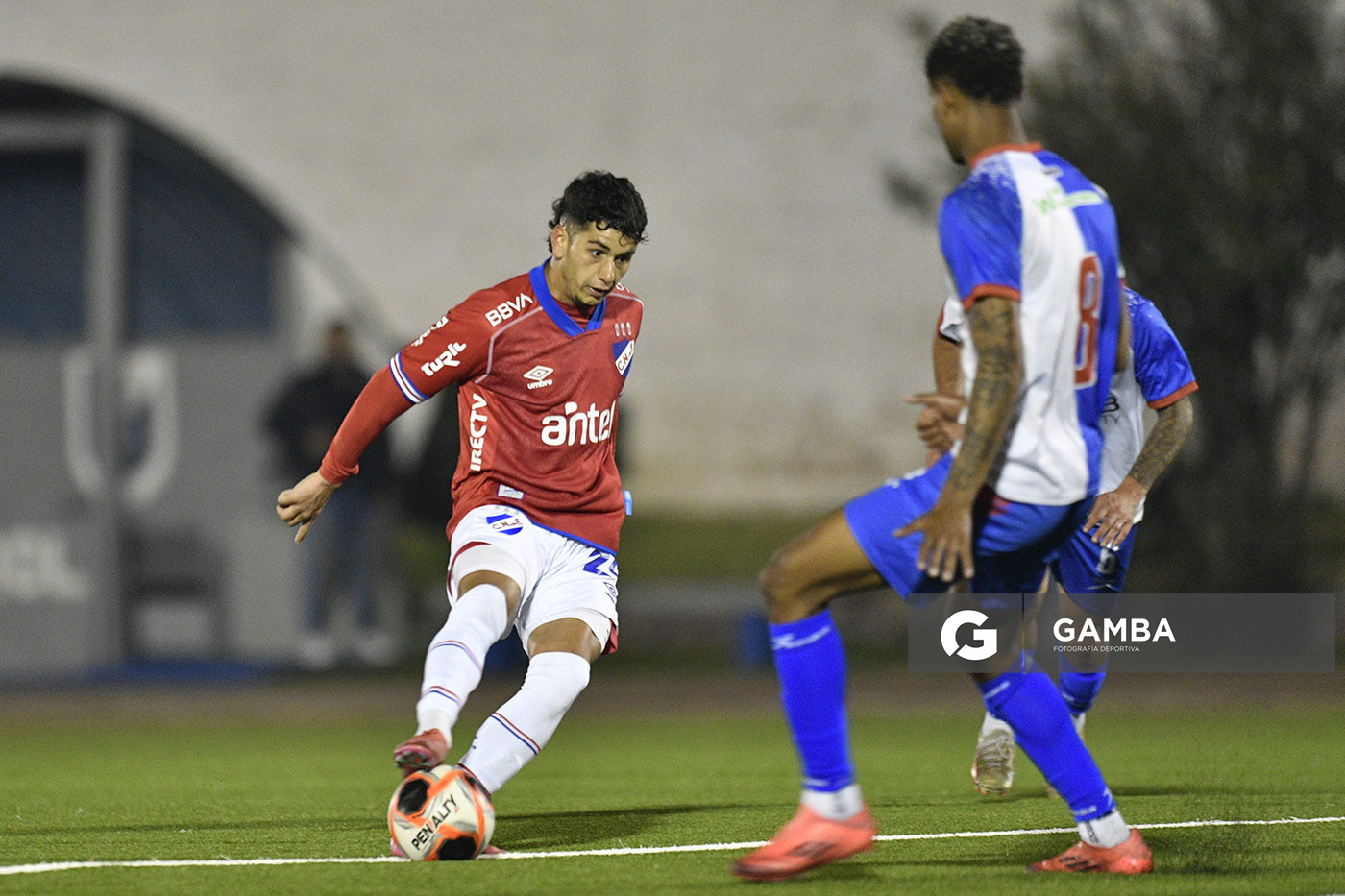 Ezequiel Mereles, de Nacional. Copa AUF Uruguay. Estadio Juan Antonio Lavalleja.