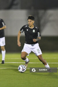 Diego Cheuquepal, de Racing. Copa AUF Uruguay. Estadio Juan Antonio Lavalleja.