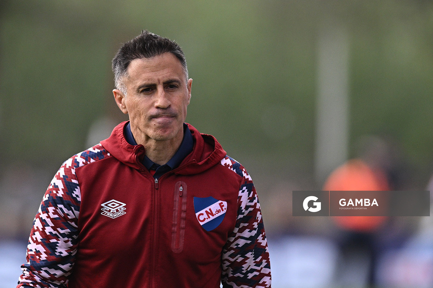 Pablo Peirano, director técnico de Nacional. Torneo Clausura. Estadio Parque Federico Saroldi.