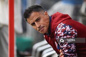 Pablo Peirano, director técnico de Nacional. Torneo Clausura. Estadio Parque Federico Saroldi.