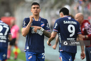 Julián Millán, de Nacional. Torneo Clausura. Estadio Parque Federico Saroldi.