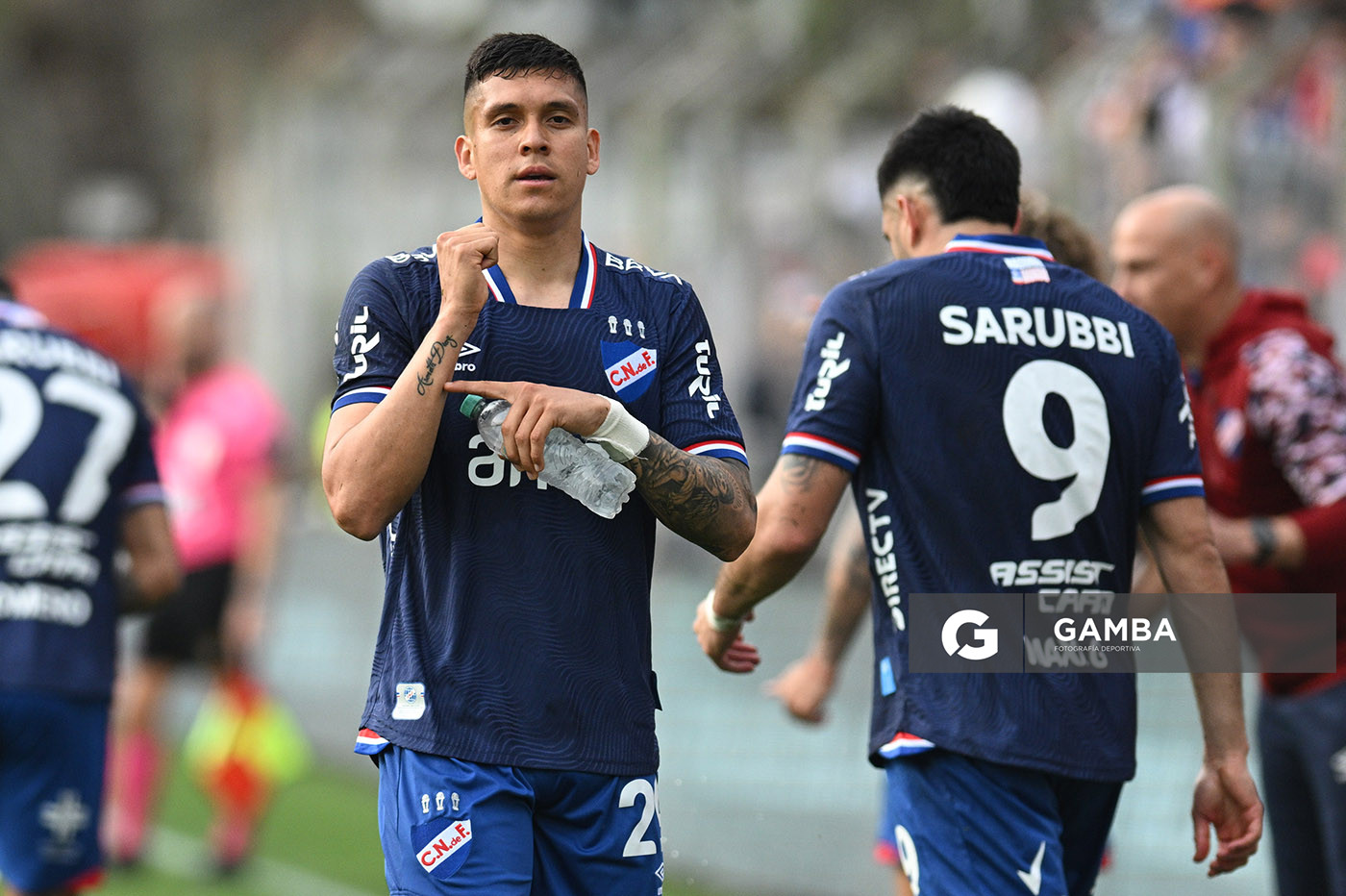 Julián Millán, de Nacional. Torneo Clausura. Estadio Parque Federico Saroldi.