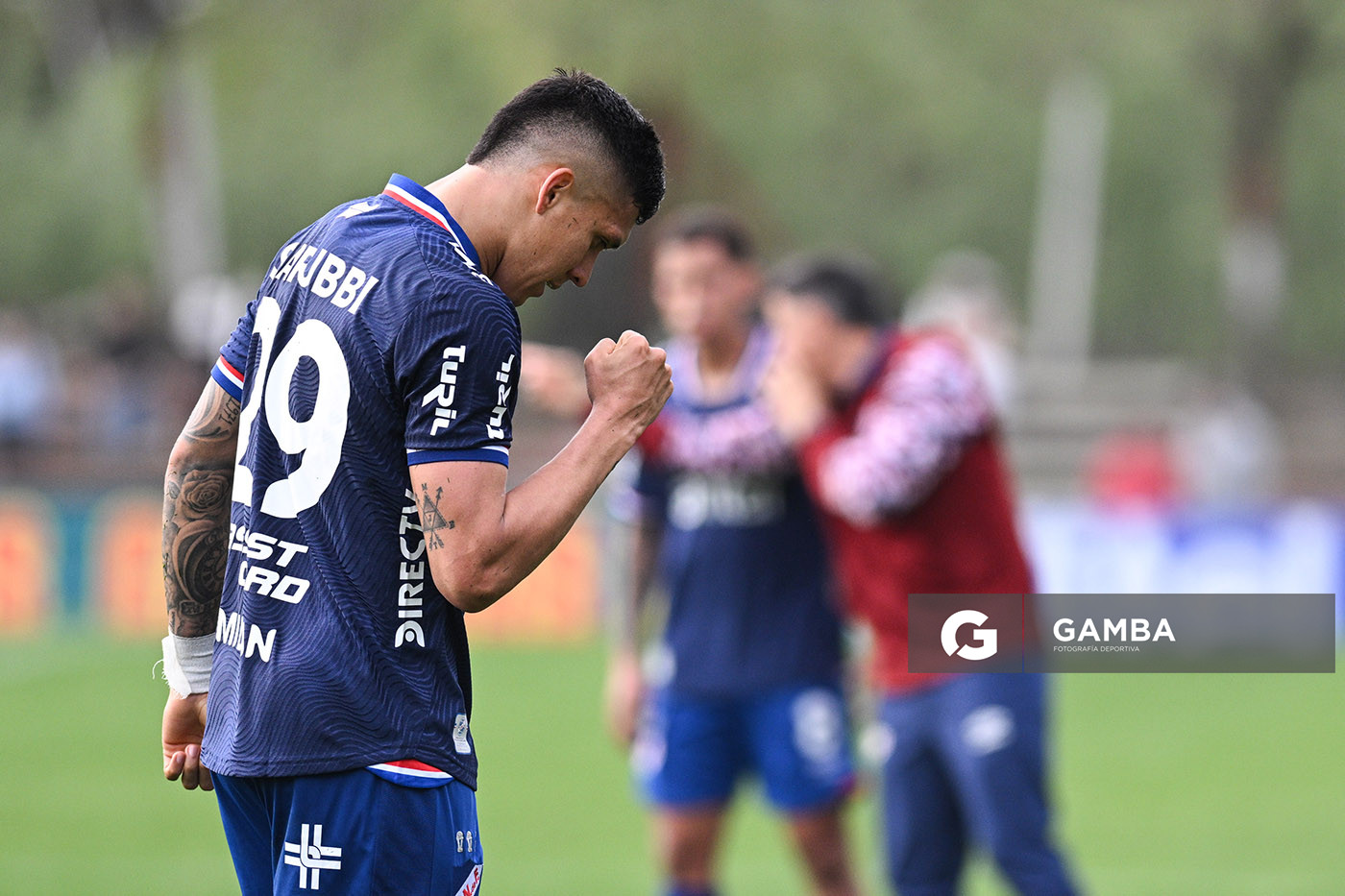 Julián Millán, de Nacional. Torneo Clausura. Estadio Parque Federico Saroldi.