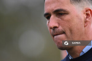 Raúl Salazar, director técnico de River Plate. Torneo Clausura. Estadio Parque Federico Saroldi.