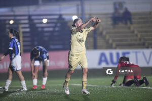 Érika Vidiella, de Peñarol. Campeonato Uruguayo de Fútbol Femenino. Estadio José Pedro Damiani.