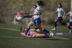 Josefina Félix, de Nacional. Campeonato Uruguayo de Fútbol Femenino. Ciudad Deportiva Los Céspedes.
