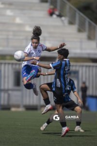 Valentina Cousillas, de Nacional. Campeonato Uruguayo de Fútbol Femenino. Ciudad Deportiva Los Céspedes.