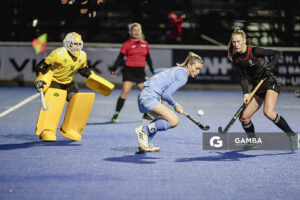 Teresa Viana, de Uruguay. Copa Panamericana de Hockey. Cancha Celeste.