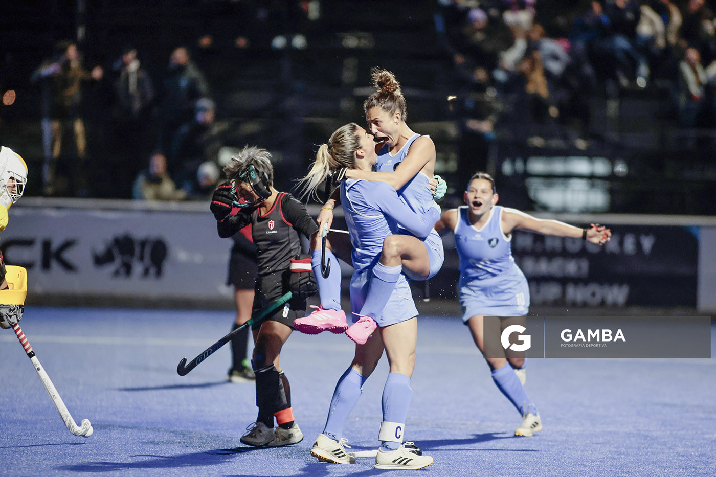 Teresa Viana, de Uruguay. Copa Panamericana de Hockey. Cancha Celeste.