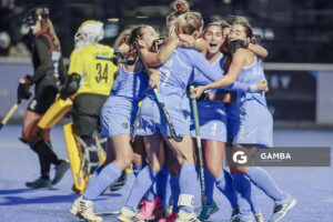 Teresa Viana, de Uruguay. Copa Panamericana de Hockey. Cancha Celeste.