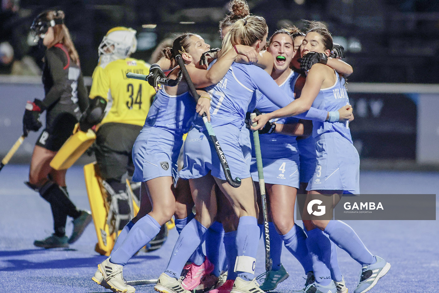 Teresa Viana, de Uruguay. Copa Panamericana de Hockey. Cancha Celeste.