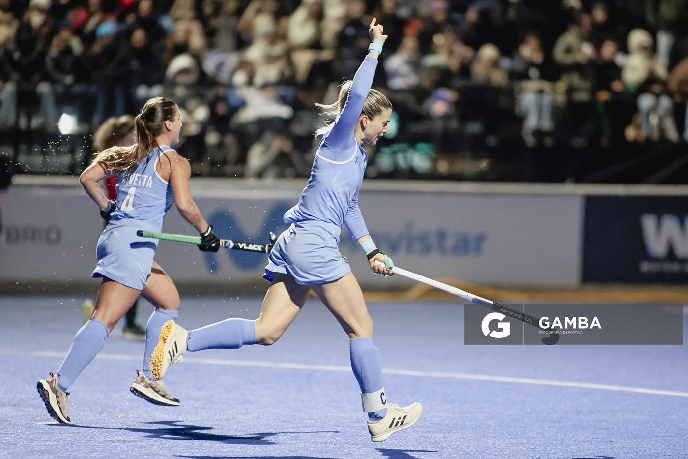 Teresa Viana, de Uruguay. Copa Panamericana de Hockey. Cancha Celeste.