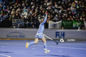 Teresa Viana, de Uruguay. Copa Panamericana de Hockey. Cancha Celeste.