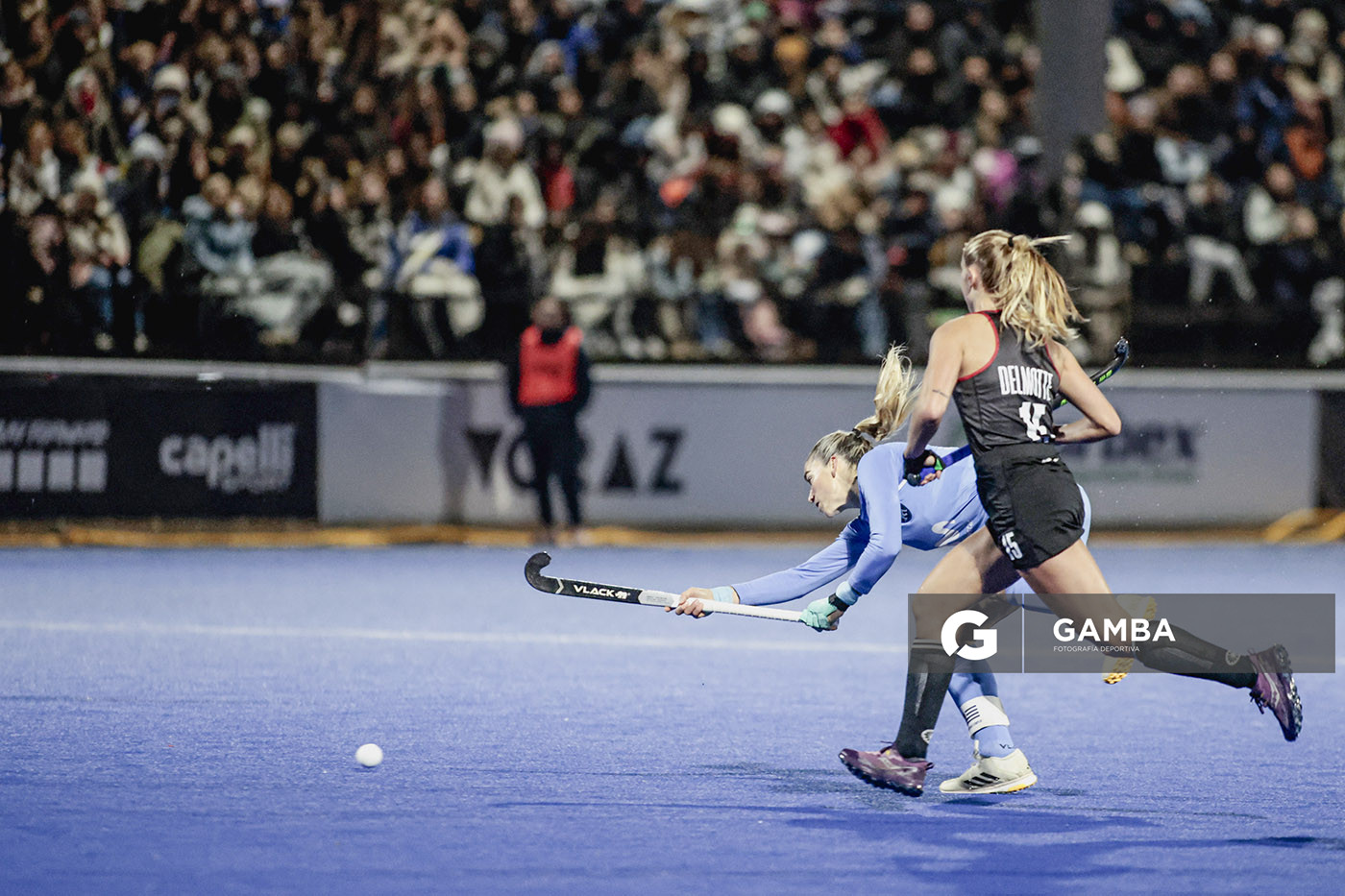 Teresa Viana, de Uruguay. Copa Panamericana de Hockey. Cancha Celeste.