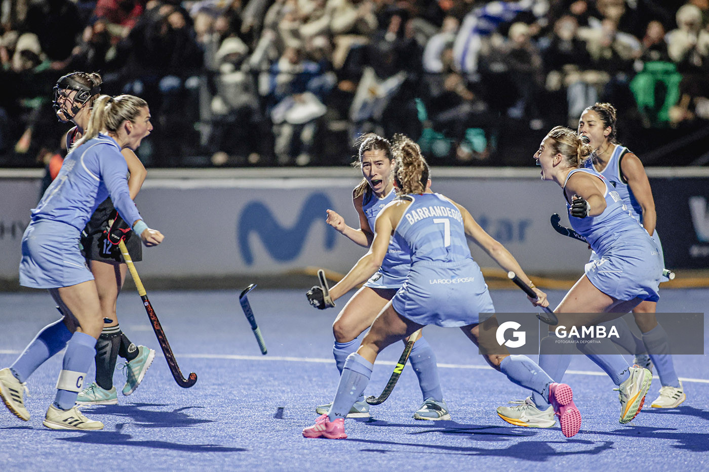 Manuela Vilar del Valle, de Uruguay. Copa Panamericana de Hockey. Cancha Celeste.