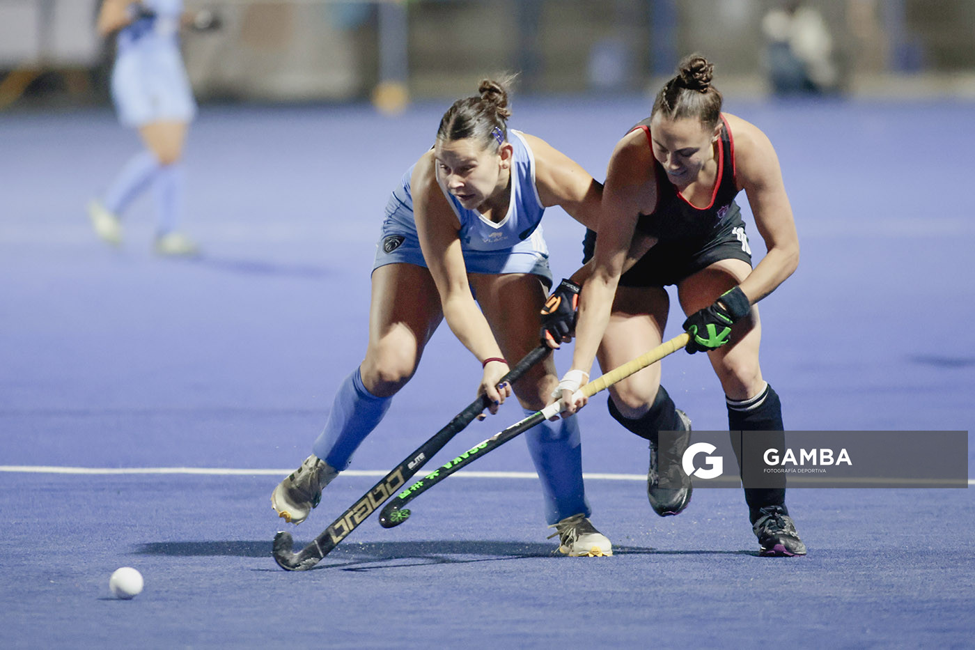 Manuela Quiñones, de Uruguay. Copa Panamericana de Hockey. Cancha Celeste.