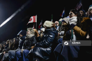 Hinchas de Canadá. Copa Panamericana de Hockey. Cancha Celeste.