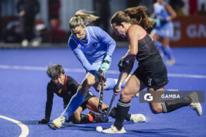 Teresa Viana, de Uruguay. Copa Panamericana de Hockey. Cancha Celeste.