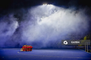 Jugadoras de Estados Unidos. Copa Panamericana de Hockey. Cancha Celeste.
