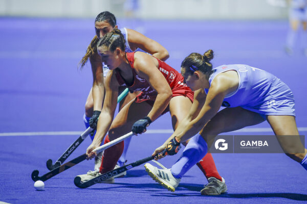 Abigail Tamer, de Estados Unidos. Copa Panamericana de Hockey. Cancha Celeste.