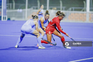 Meredith Sholder, de Estados Unidos. Copa Panamericana de Hockey. Cancha Celeste.