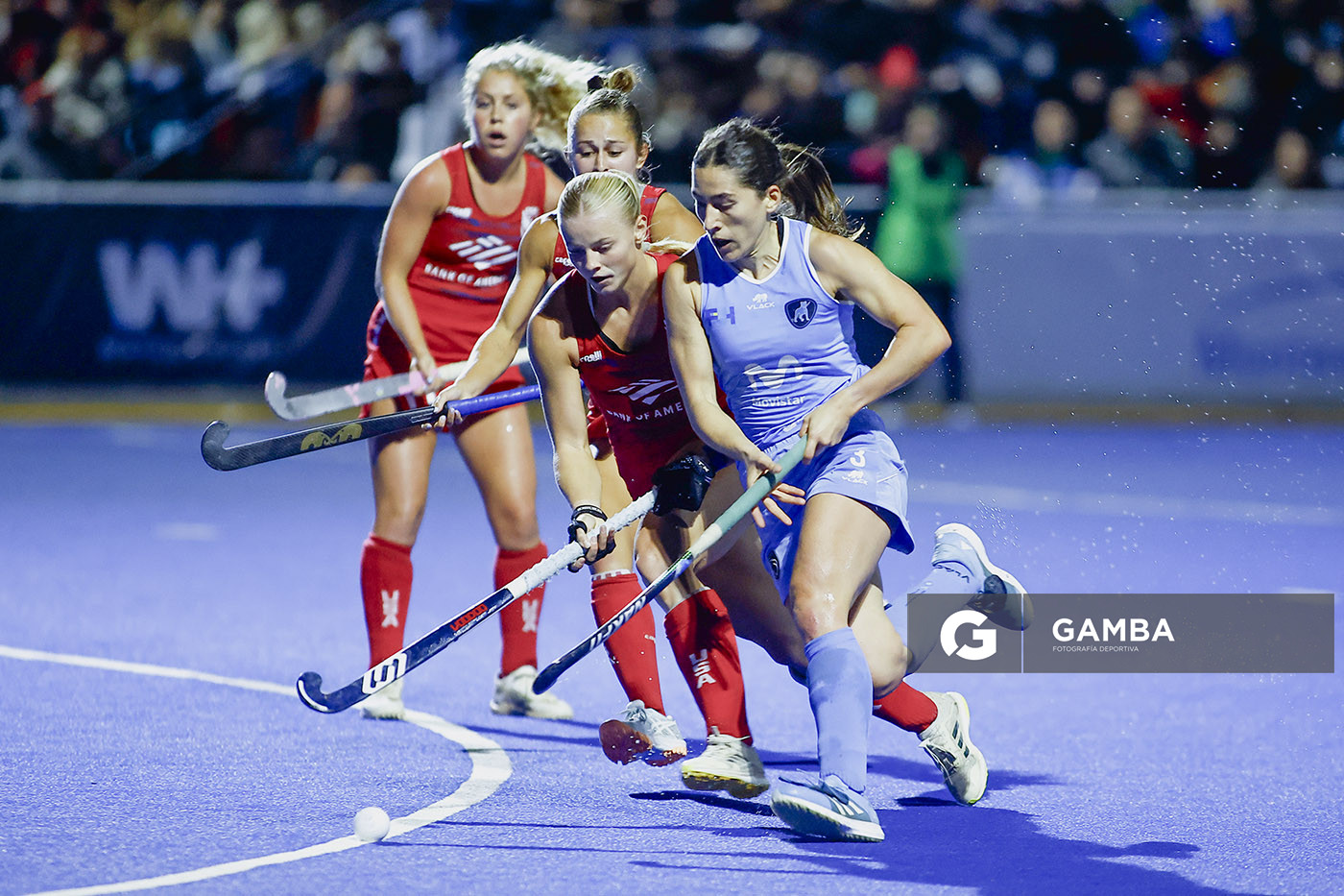 Manuela Vilar del Valle, de Uruguay. Copa Panamericana de Hockey. Cancha Celeste.