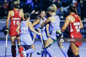 Sol Amadeo, de Uruguay. Copa Panamericana de Hockey. Cancha Celeste.