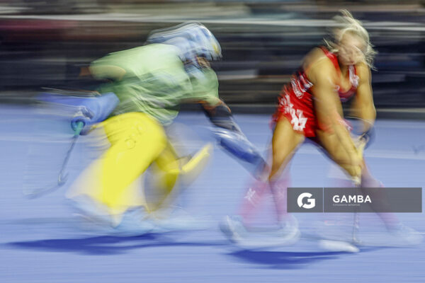 Ryleigh Heck, de Estados Unidos. Copa Panamericana de Hockey. Cancha Celeste.