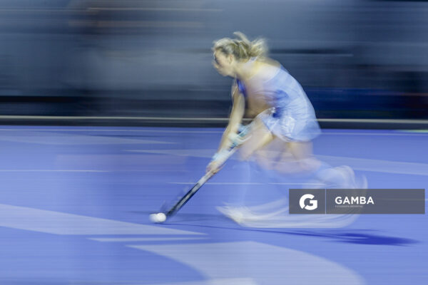 Teresa Viana, de Uruguay. Copa Panamericana de Hockey. Cancha Celeste.