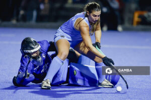 Elisa Civetta, de Uruguay. Copa Panamericana de Hockey. Cancha Celeste.