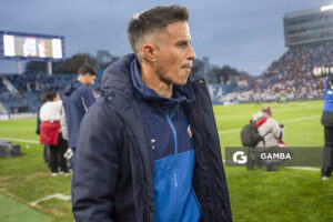 Pablo Peirano, director técnico de Nacional. Torneo Clausura. Estadio Gran Parque Central.