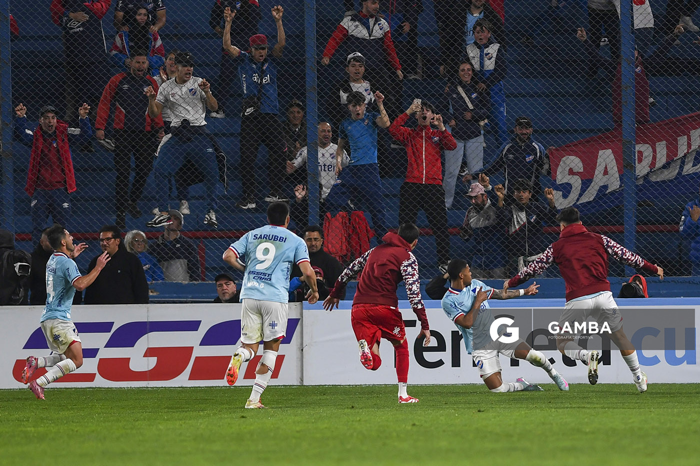 Juan Cruz de los Santos, de Nacional. Torneo Clausura. Estadio Gran Parque Central.