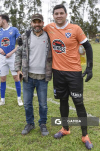 Ismael Olivera, director técnico de Lito. Federico Armanetti, golero de Sportivo Minas. Campeonato Minuano. Complejo Deportivo de Sportivo Minas.