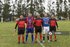 Rúben Abreu, árbitro central. Campeonato Minuano. Complejo Deportivo de Sportivo Minas.