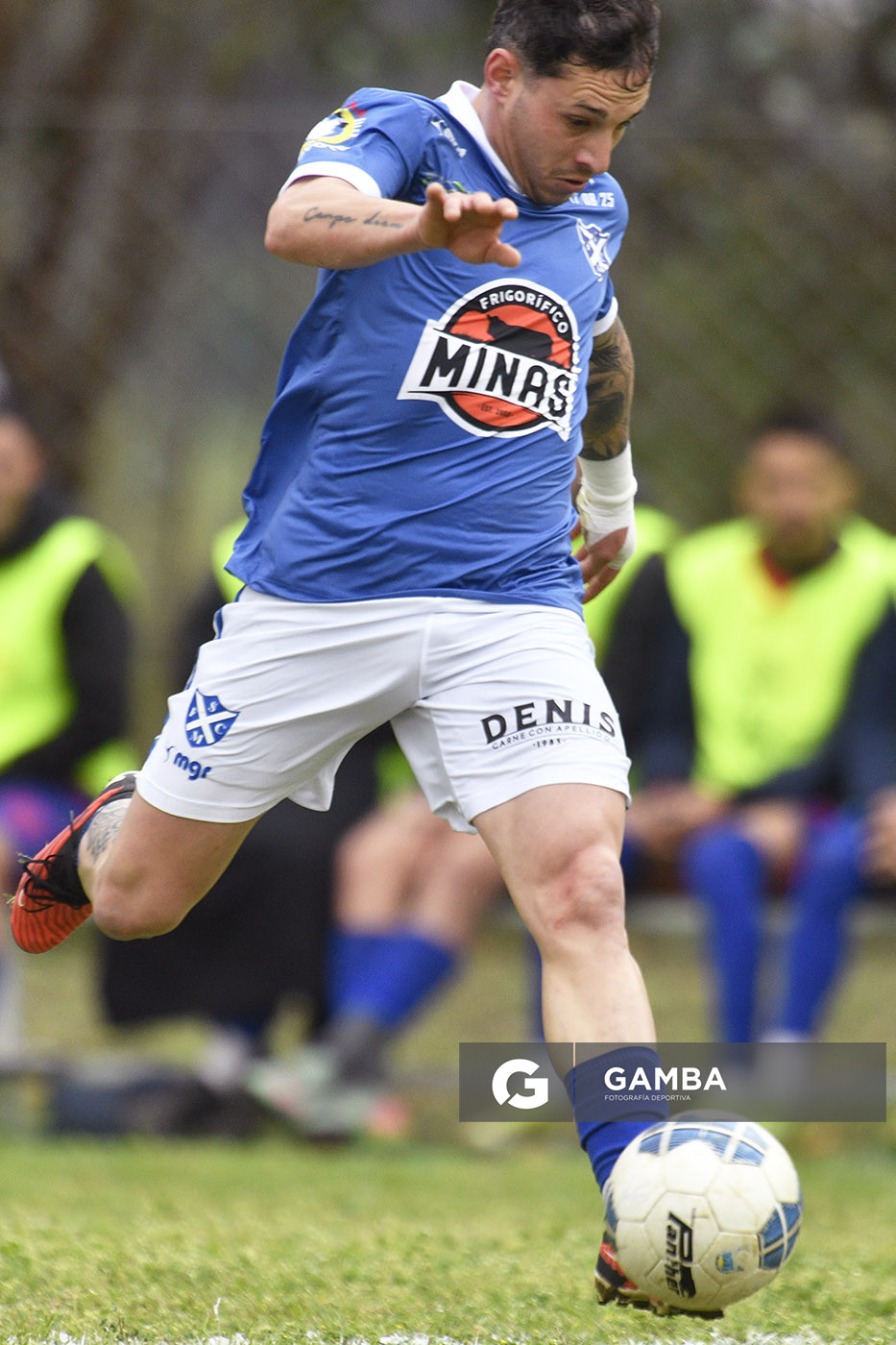 Gastón Lucas, de Sportivo Minas. Campeonato Minuano. Complejo Deportivo de Sportivo Minas.