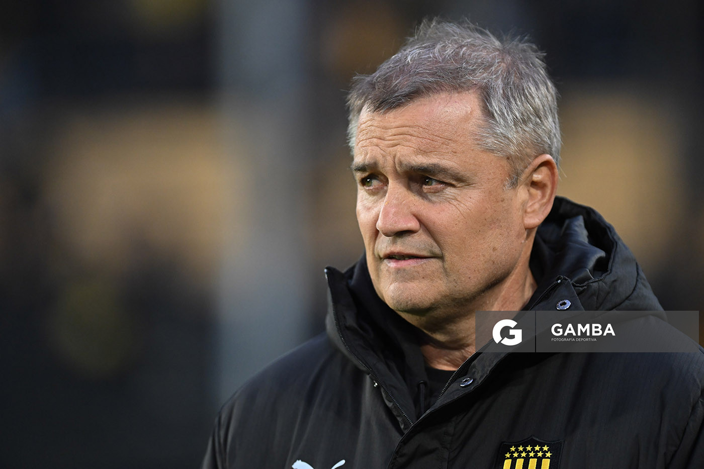 Diego Aguirre, director técnico de Peñarol. Torneo Clausura. Estadio Campeón del Siglo.