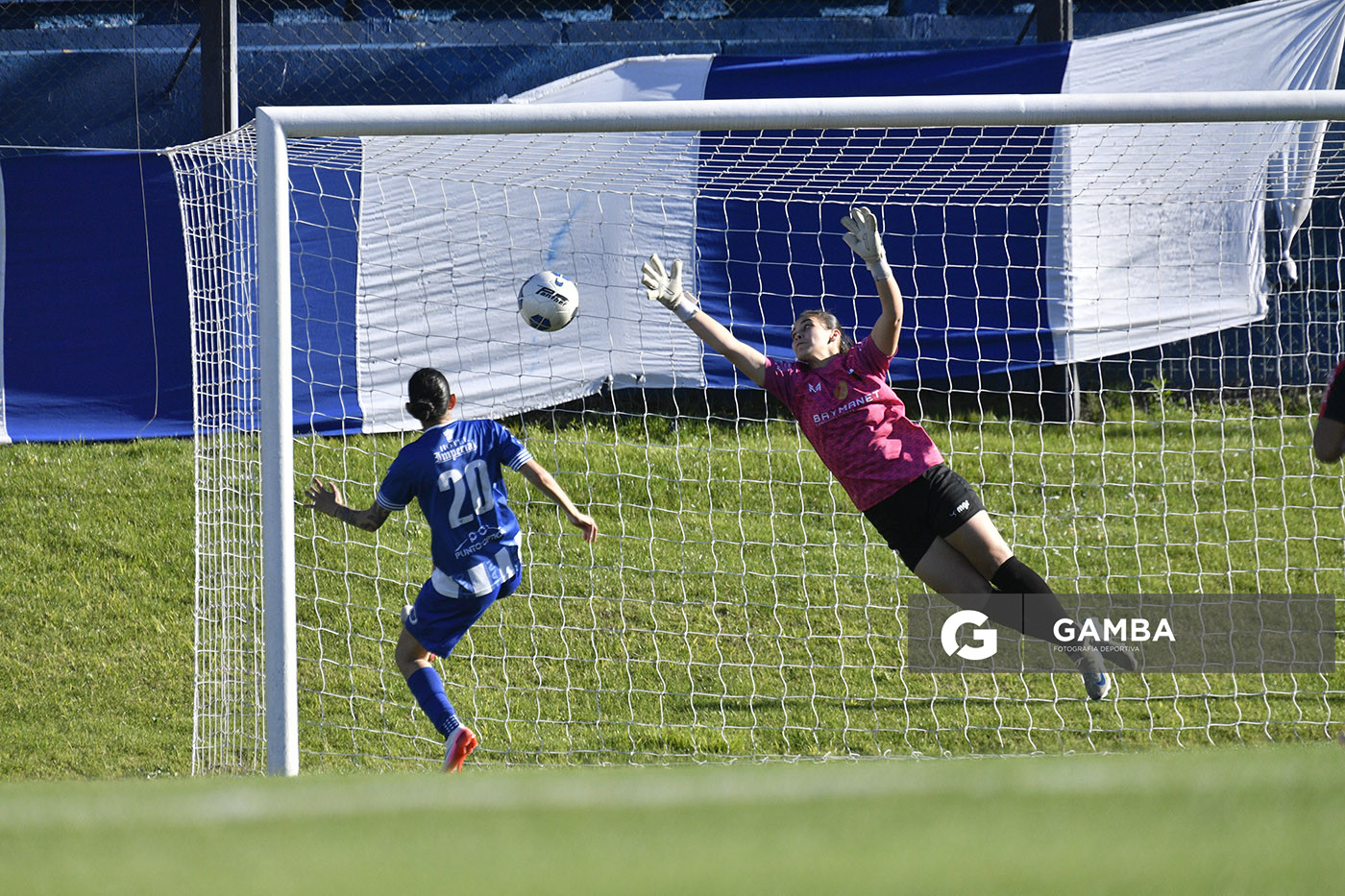 Sofía García, golera, de Litoral, 23ª Copa Nacional de Fútbol Femenino. Estadio Parque Artigas.