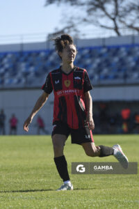Natalia Arbelo, de Litoral. 23ª Copa Nacional de Fútbol Femenino. Estadio Parque Artigas.