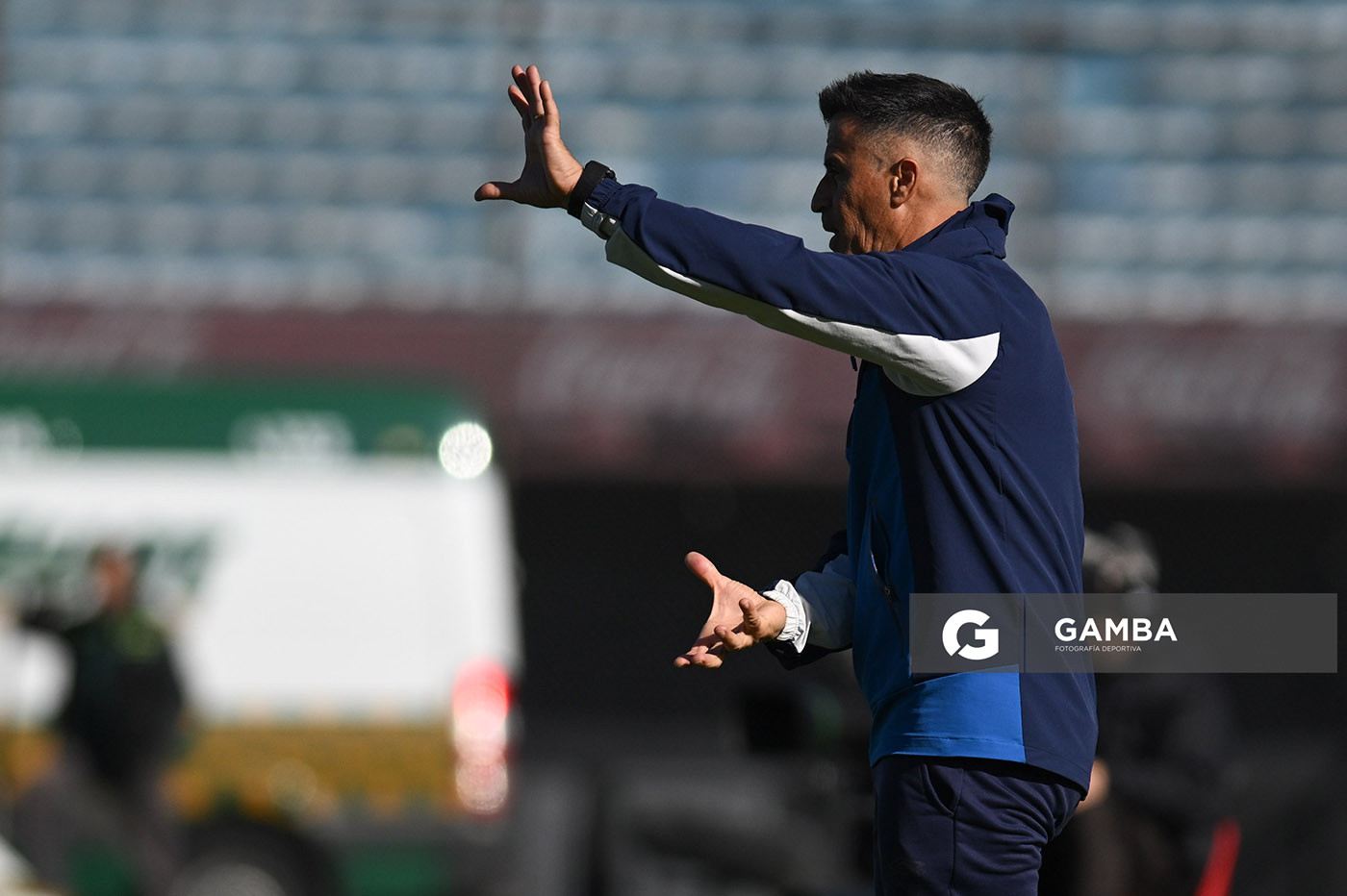 Pablo Peirano, director técnico de Nacional, Torneo Clausura. Estadio Centenario.