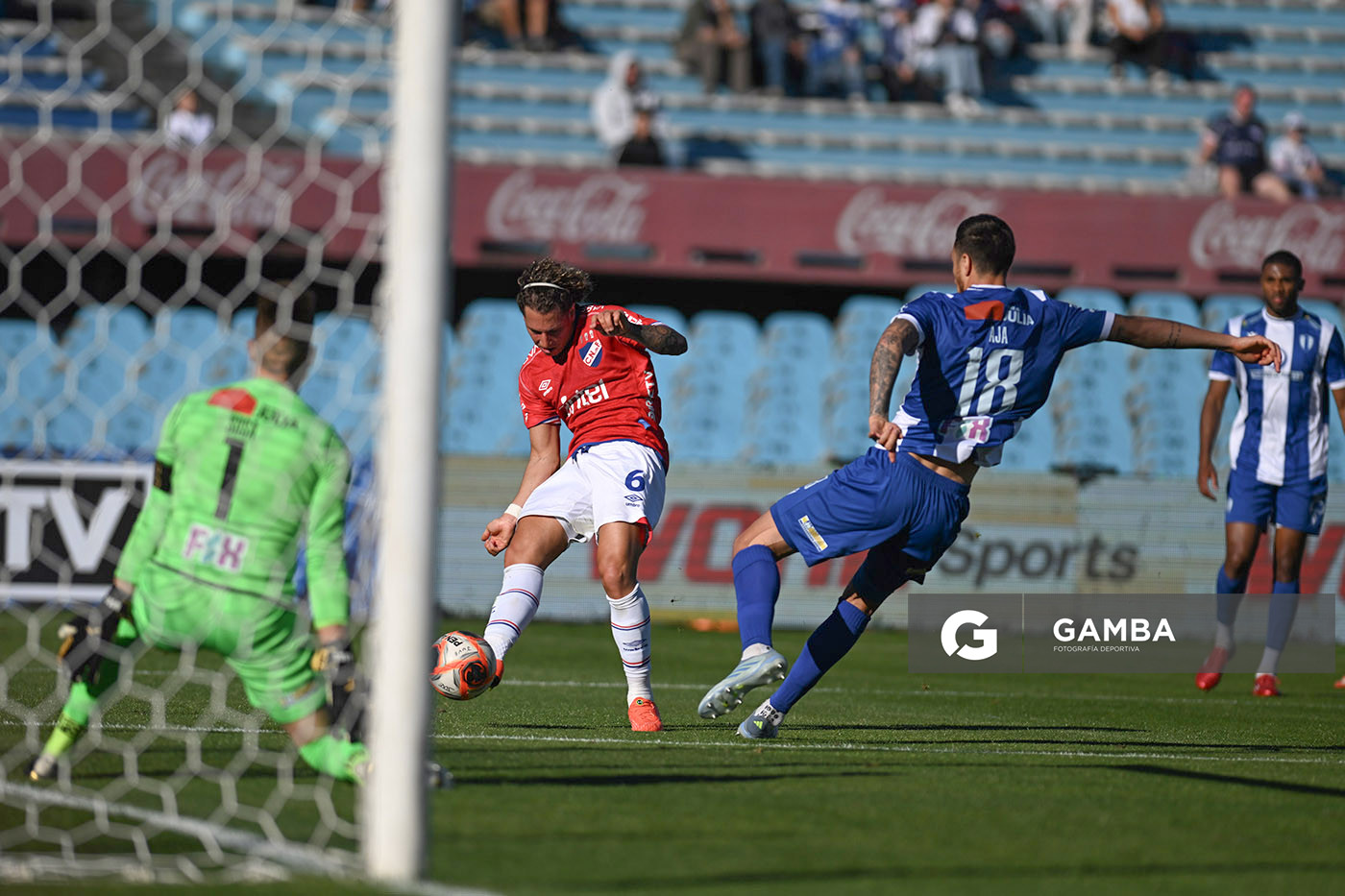 Luciano Boggio, de Nacional, Torneo Clausura. Estadio Centenario.