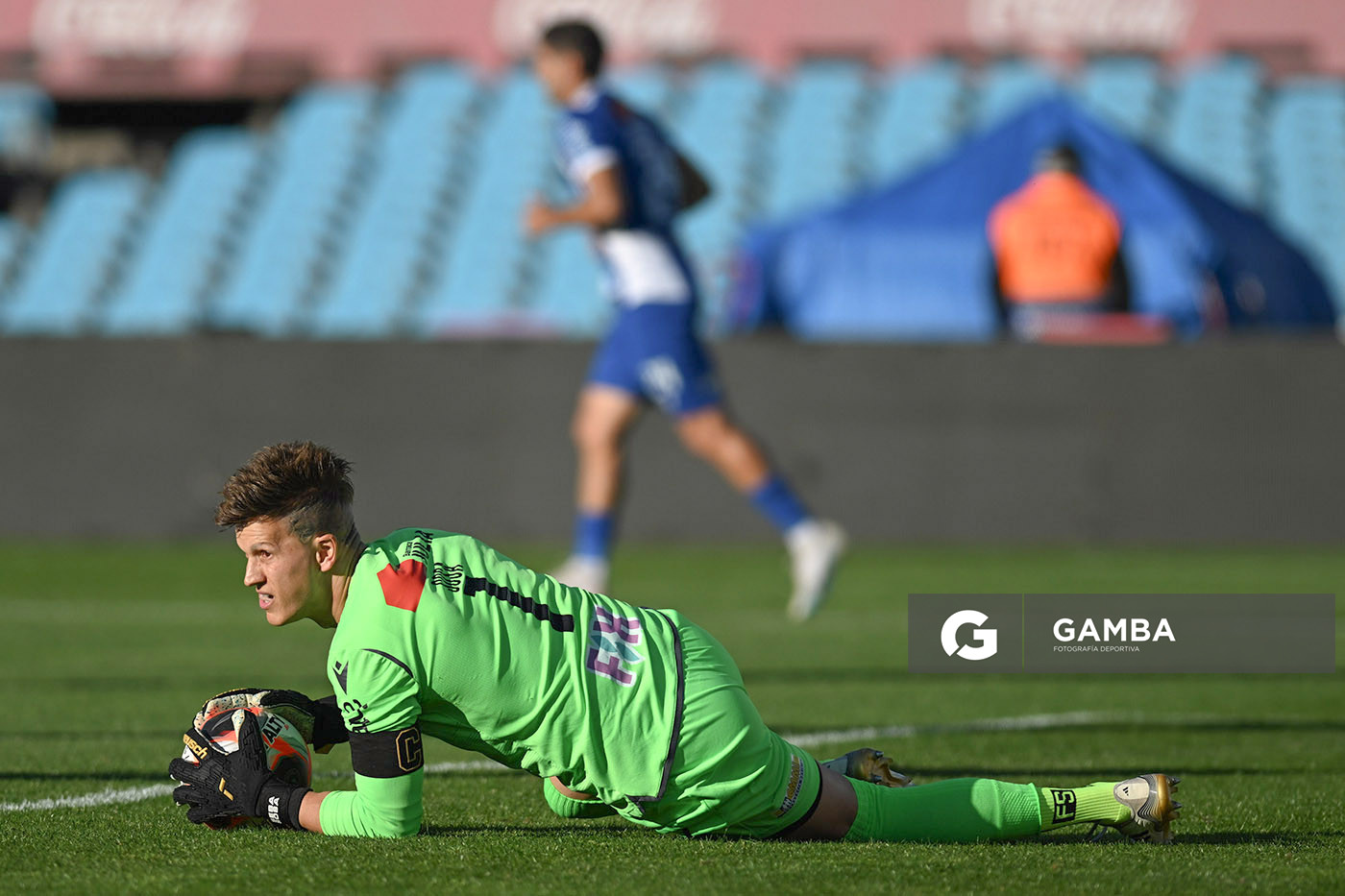 Sebastián Sosa, golero de Juventud, Torneo Clausura. Estadio Centenario.