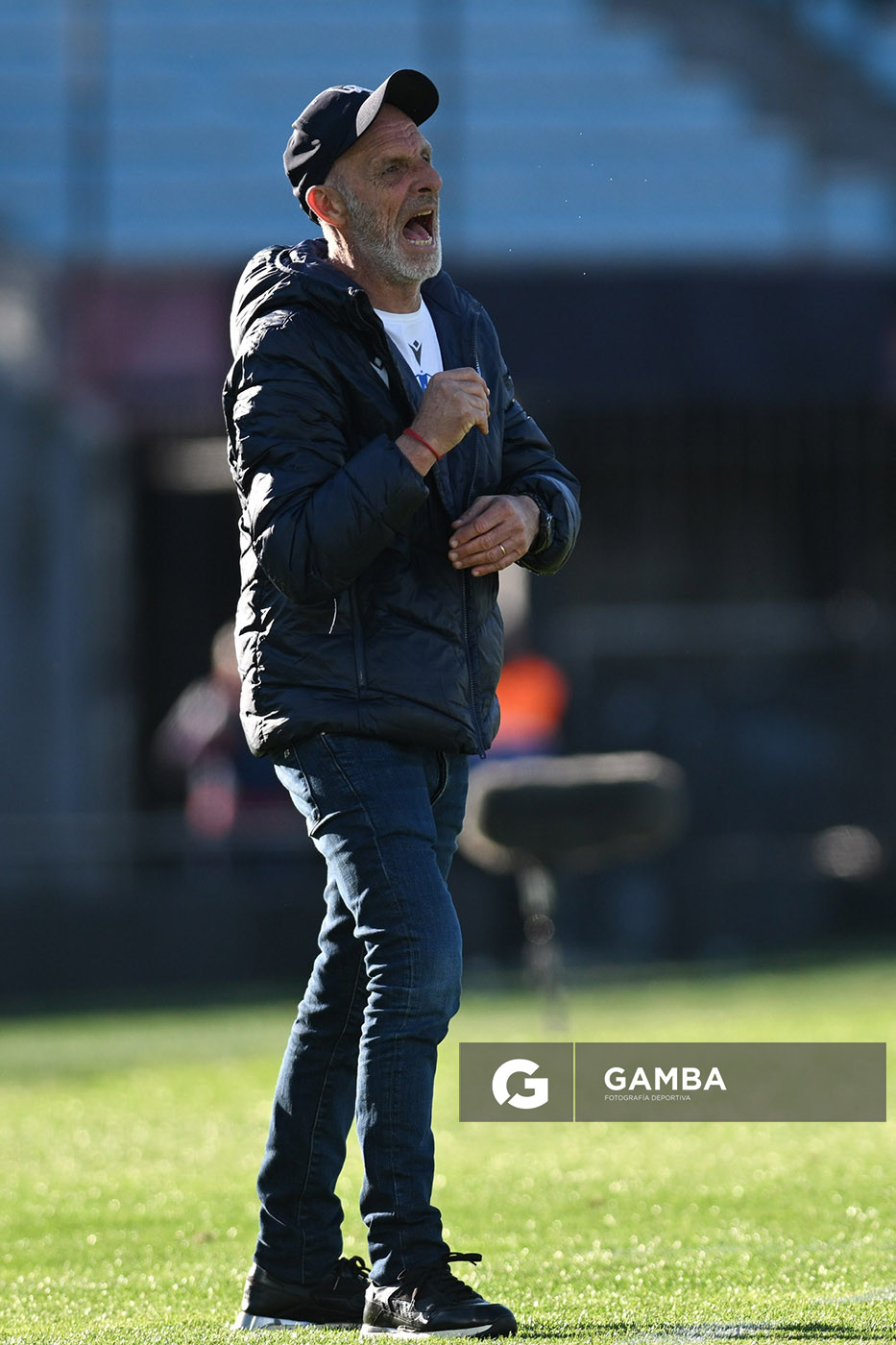 Diego Monarriz,, director técnico de Juventud, Torneo Clausura. Estadio Centenario.