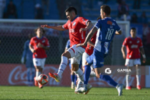 Maximiliano Gómez, de Nacional, Torneo Clausura. Estadio Centenario.