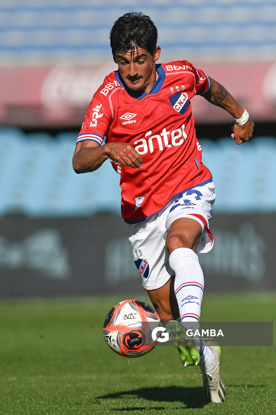 Lucas Rodríguez, de Nacional, Torneo Clausura. Estadio Centenario.