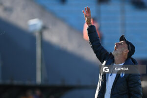 Diego Monarriz,, director técnico de Juventud, Torneo Clausura. Estadio Centenario.